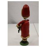 Penny McAllister Christmas Santa Figure with Bear, 12 in, 2004