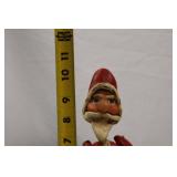 Penny McAllister Christmas Santa Figure with Bear, 12 in, 2004