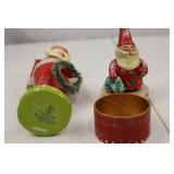 Penny McAllister Christmas Santa Figurines and Box Lot