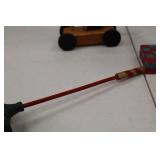 Lot of 3 Wooden Santa Christmas Holiday Decorations