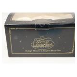 Vintage Glassworks Santa Christmas Glass Ornament in Box