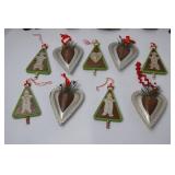 Assorted Christmas Decor Lot: Ornaments, Stockings & Plush Santa Figures