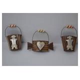 Assorted Christmas Decor Lot: Ornaments, Stockings & Plush Santa Figures