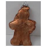 Gingerbread Man Christmas Ornament 5.5" Tall