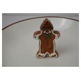 Christmas Gingerbread Man Candy Dish, DWS NIBW, 10 in.