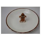 Christmas Gingerbread Man Candy Dish, DWS NIBW, 10 in.
