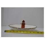 Christmas Gingerbread Man Candy Dish, DWS NIBW, 10 in.