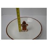 Christmas Gingerbread Man Candy Dish, DWS NIBW, 10 in.