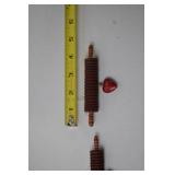 Vintage Miniature Kitchen Utensil Decor Lot - Red Green Handles