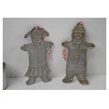 Vintage Miniature Kitchen Utensil Decor Lot - Red Green Handles