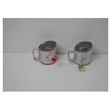 Vintage Miniature Kitchen Utensil Decor Lot - Red Green Handles