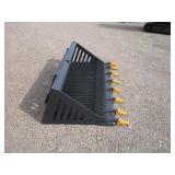 LandHonor 72" Skid Steer Skeleton Rock Bucket