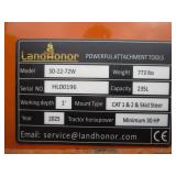 LandHonor 66" No Till Seeder w/3 Point & Skid Steer Mounts