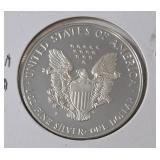 1987 S   Silver Eagle - Proof Mint   1 Oz. Fine Silver