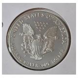 1990 S   Silver Eagle - Proof Mint   1 Oz. Fine Silver