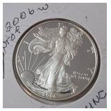 2006 W  Silver Eagle  - Proof Mint   1 Oz. Fine Silver