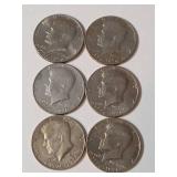 6    1776-1976 Bicentennial Half Dollars