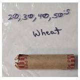 Roll of Wheat Pennies (Dates from 20