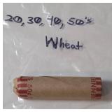 Roll of Wheat Pennies (Dates from 20
