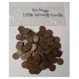 150 Vintage Wheat Pennies