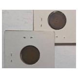 2     1909 Pennies   (First year of Wheat Pennies)