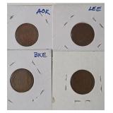 1927-D, 1928-D, 1929-S, 1935-S Pennies