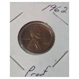 1962 Penny  - Proof Mint