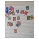 Book of Vintage Stamps