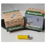 2 Boxes of Remington  20 gauge 2 3/4 inches, 8 shot         Shotgun Shells