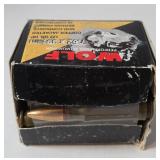 1 Box Wolf 7.62 x 39mm  Cartridges    20 cartridges