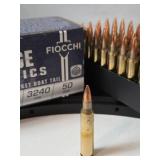 FIOCCHI  REM 55 GR 50 cartridges     Full Metal Jacket