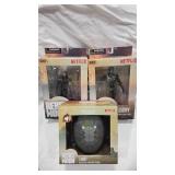 Lot of 2 Rebel Moon Action Figures and Blue Tooth Speaker