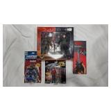 Lot of Action Figures - Dune, Startrek, Stranger Things mini Guitar, and Skeletor