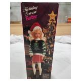 Lot of 3 Spring Barbies and 1 Holiday Barbie