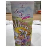 Lot of 3 Spring Barbies and 1 Holiday Barbie