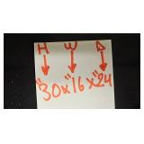 Pair of MCM Millennium 3-Drawer Black End Tables 30x16x24 Inch