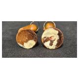 Goebel & Danish Anne Beatte Vintage Nativity Figurine Set with Wooden and Ceramic Pieces