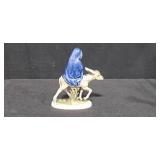 Goebel & Danish Anne Beatte Vintage Nativity Figurine Set with Wooden and Ceramic Pieces