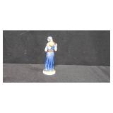 Goebel & Danish Anne Beatte Vintage Nativity Figurine Set with Wooden and Ceramic Pieces