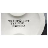 Vintage Holiday Decor Lot with Erzgebirge Snowman, Swedish Glass Tealight Tree, and Apple Girl Candle Holder & Red Metal Christmas Lantern with Tree Design