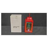 Vintage Holiday Decor Lot with Erzgebirge Snowman, Swedish Glass Tealight Tree, and Apple Girl Candle Holder & Red Metal Christmas Lantern with Tree Design