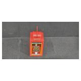 Vintage Holiday Decor Lot with Erzgebirge Snowman, Swedish Glass Tealight Tree, and Apple Girl Candle Holder & Red Metal Christmas Lantern with Tree Design