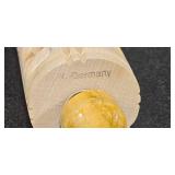 Set of 3 Wooden Cookie Molds and Rolling Pin Made in Germany