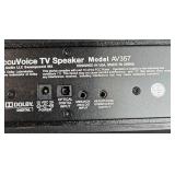 ZVOX AccuVoice AV357 TV Speaker with Remote and Accessories