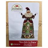 Jim Shore Heartwood Creek Merry Bells Are Ringing Santa Figurine