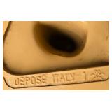 Large Nativity Scene Set with Figures and Wooden Stable Made in Italy