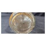 Set of 7 Vintage Cabin Still and Old Fitzgerald Wildlife Bourbon Decanters with 1 Blue Decorative Glass Bottle