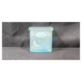 Vintage Vanity Set with Mirror, Perfume Bottles, Shaving Razor, and Decorative Boxes