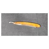 Vintage Vanity Set with Mirror, Perfume Bottles, Shaving Razor, and Decorative Boxes