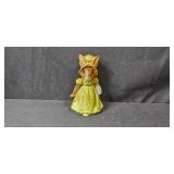 Set of 6 Vintage Figurines and Decor - Animals, House Box, Cart Planter